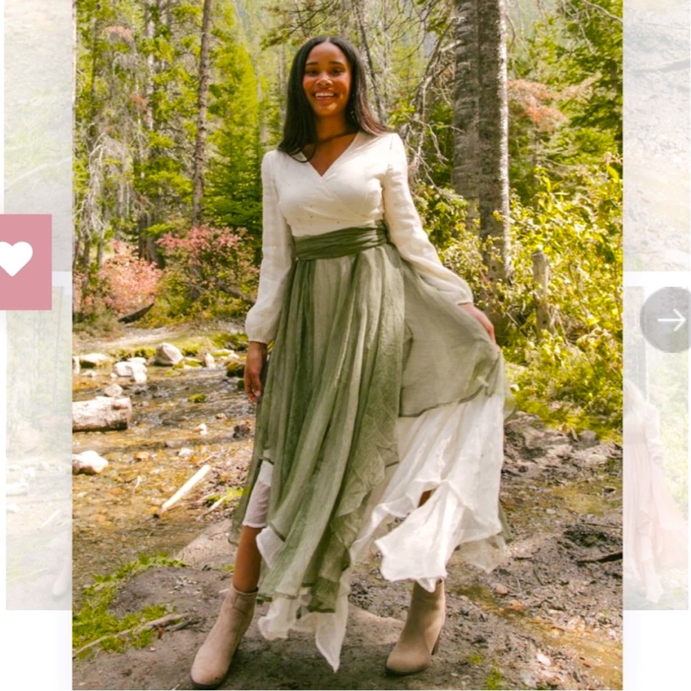 RARE Ivy City Co Green Woodland Dress BNWT - Picture 1 of 13